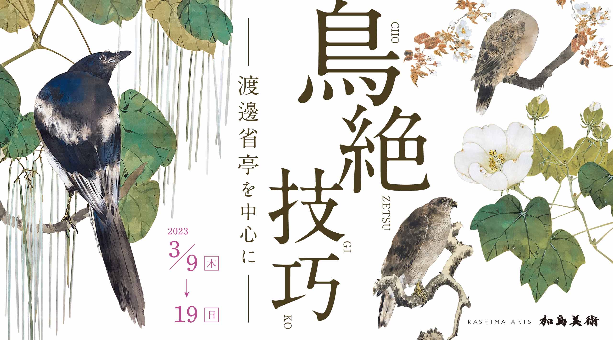 Bird and Flower Painting -Watanabe Seitei & Other Virtuosos-