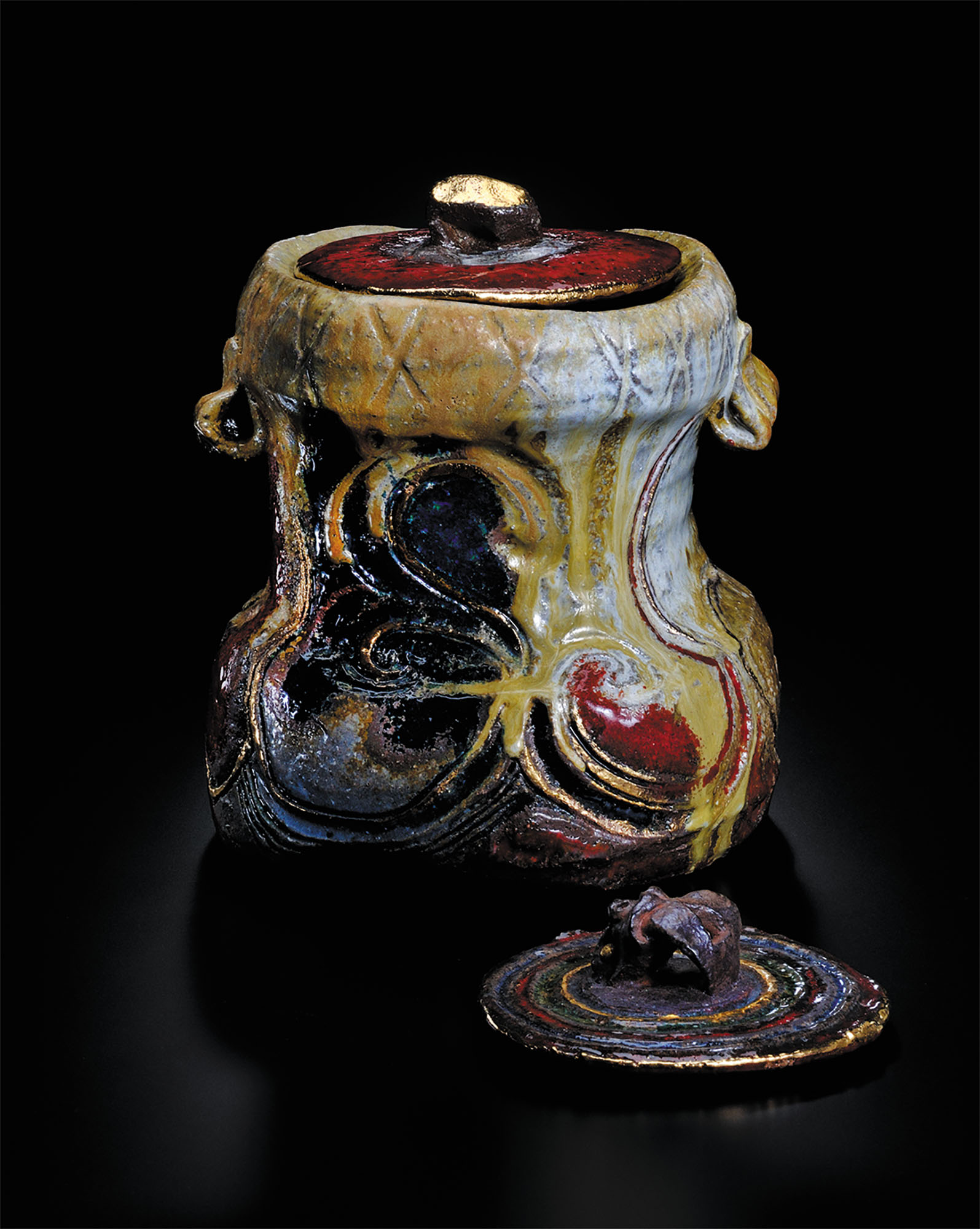 安倍安人 伊部茶碗 金重陶陽安倍安人展個展作品上級作品！ ：古 